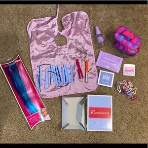 American Girl brand hair care styling kit